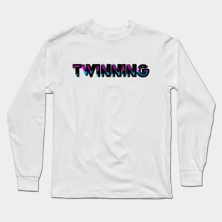 Twinning Pink and Blue Long Sleeve T-Shirt